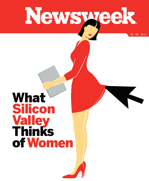 Capa da Newsweek sobre sexismo em Silicon Valley