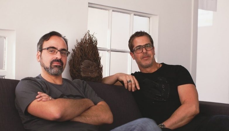 Os co-fundadores da Cyanogen, Steve Kondik, (esq) e Kirt McMaster (dir)