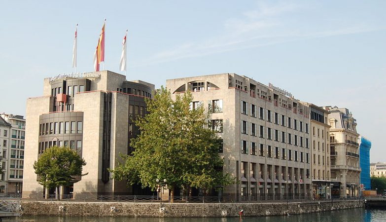 Sede do Banque Cantonale de Geneve, na Suiça