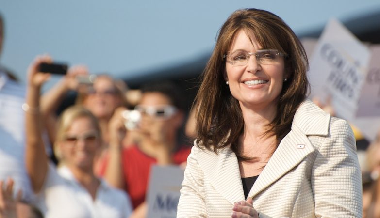 A ex-governadora do Alaska, Sarah Palin