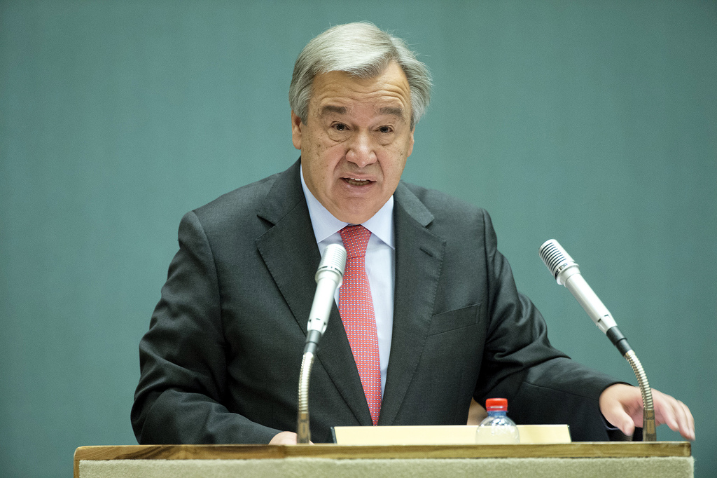 O Alto Comissário das Nações Unidas para os Refugiados, António Guterres