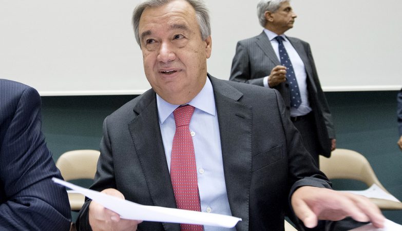O Alto Comissário das Nações Unidas para os Refugiados, António Guterres
