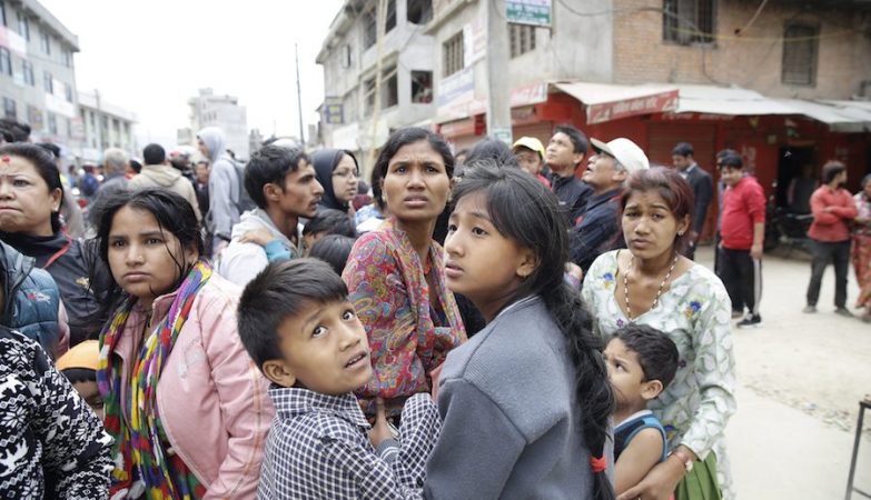 As violentas réplicas do sismo causam pânico junto da população nepalesa