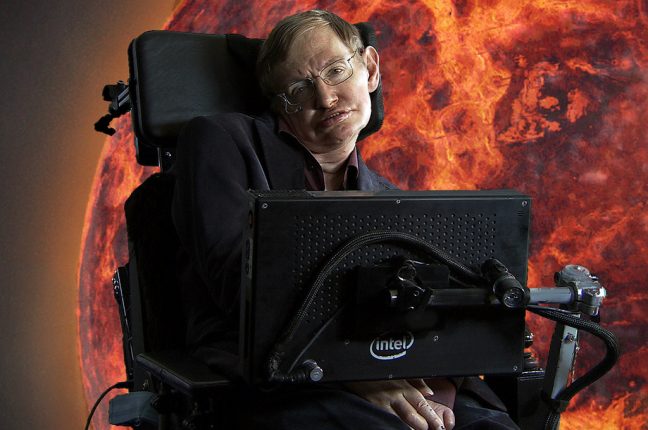 O físico teórico Stephen Hawking - provavelmente, o maior do nosso tempo.