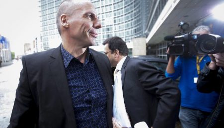 O ministro das Finanças da Grécia, Yanis Varoufakis