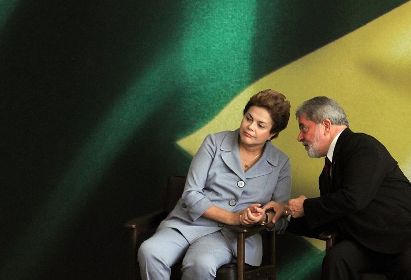 Lula da Silva e Dilma Rousseff