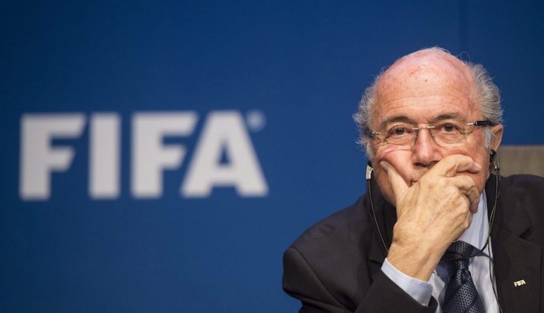 O presidente da FIFA,  Joseph Blatter 