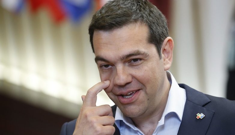 O primeiro-ministro da Grécia, Alexis Tsipras