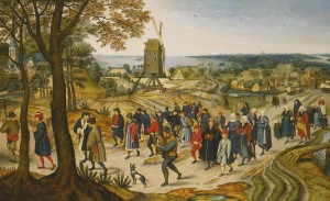 "The Wedding Procession", de Pieter Brueghel