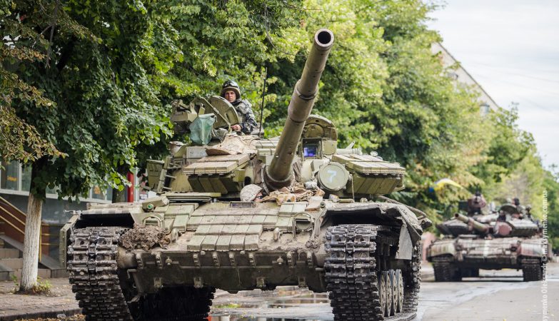 Operações do exército de Kiev contra as forças separatistas na Ucrânia