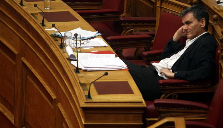 O ministro das Finanças grego Euclid Tsakalotos