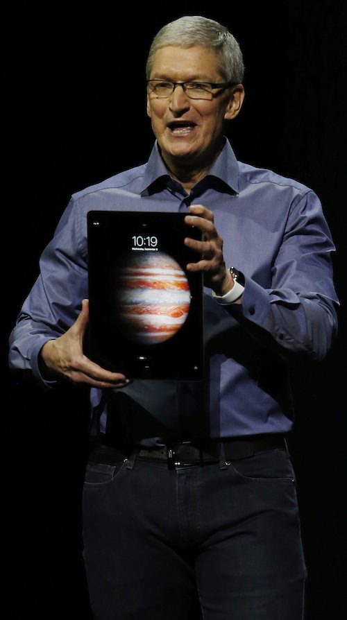 Tim Cook apresenta o novo iPad Pro