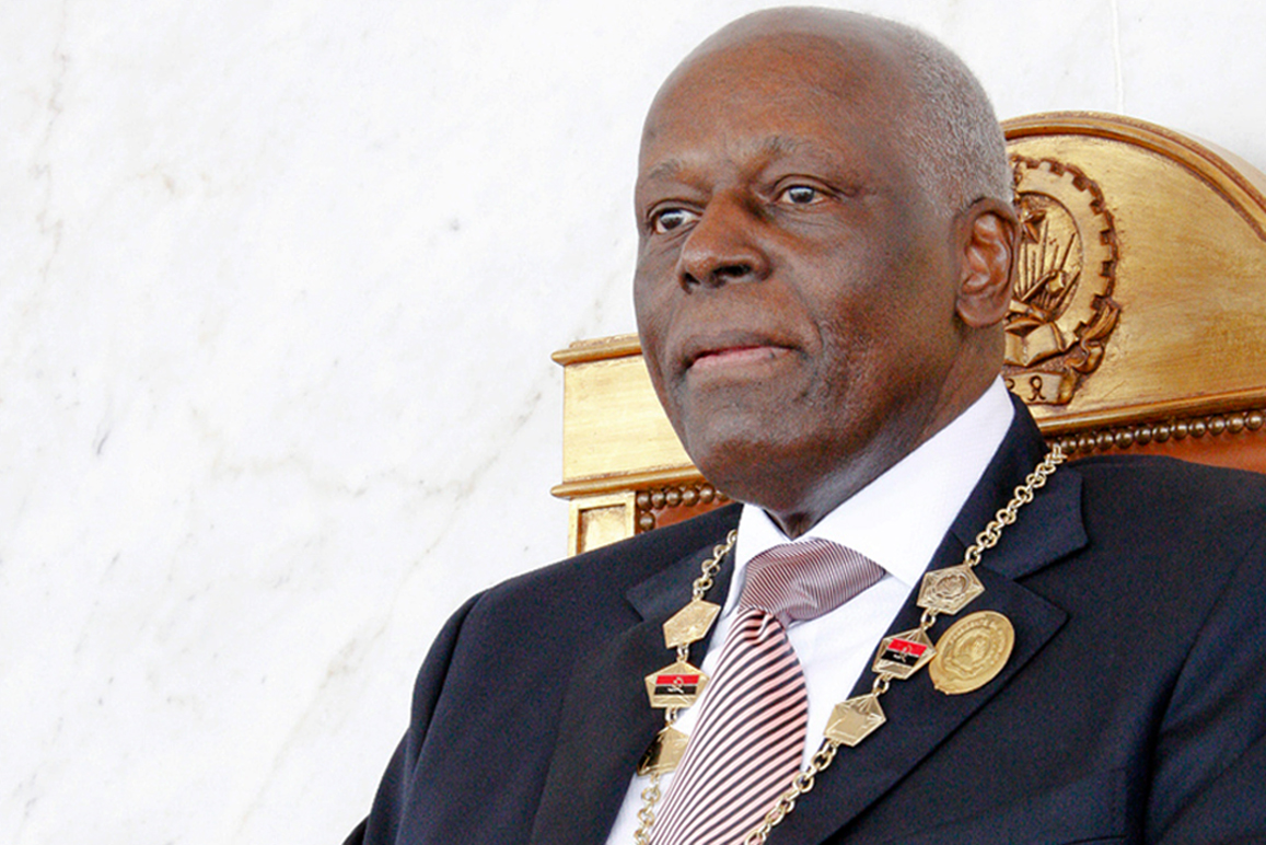 O Presidente de Angola, José Eduardo dos Santos