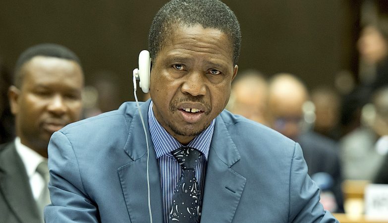 O Presidente da Zâmbia, Edgar Lungu