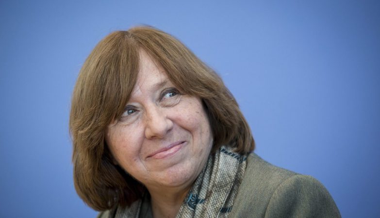 A jornalista bielorrusa Svetlana Alexievich, Nobel da Literatura 2015