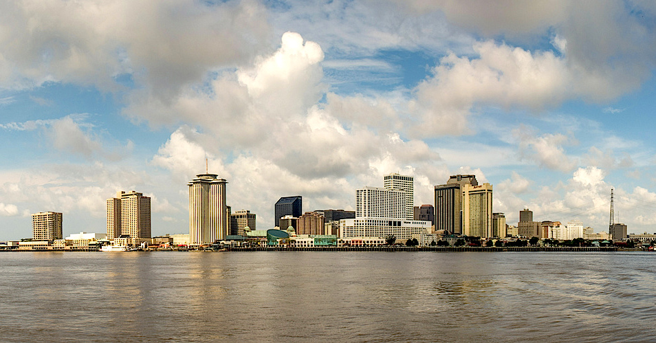 Nova Orleães, no Luisiana, já se está a afundar.