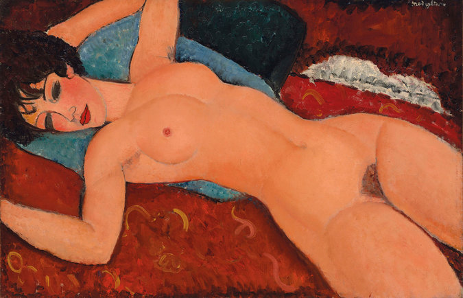 “Nu Couché” (1917-18), Amedeo Modigliani