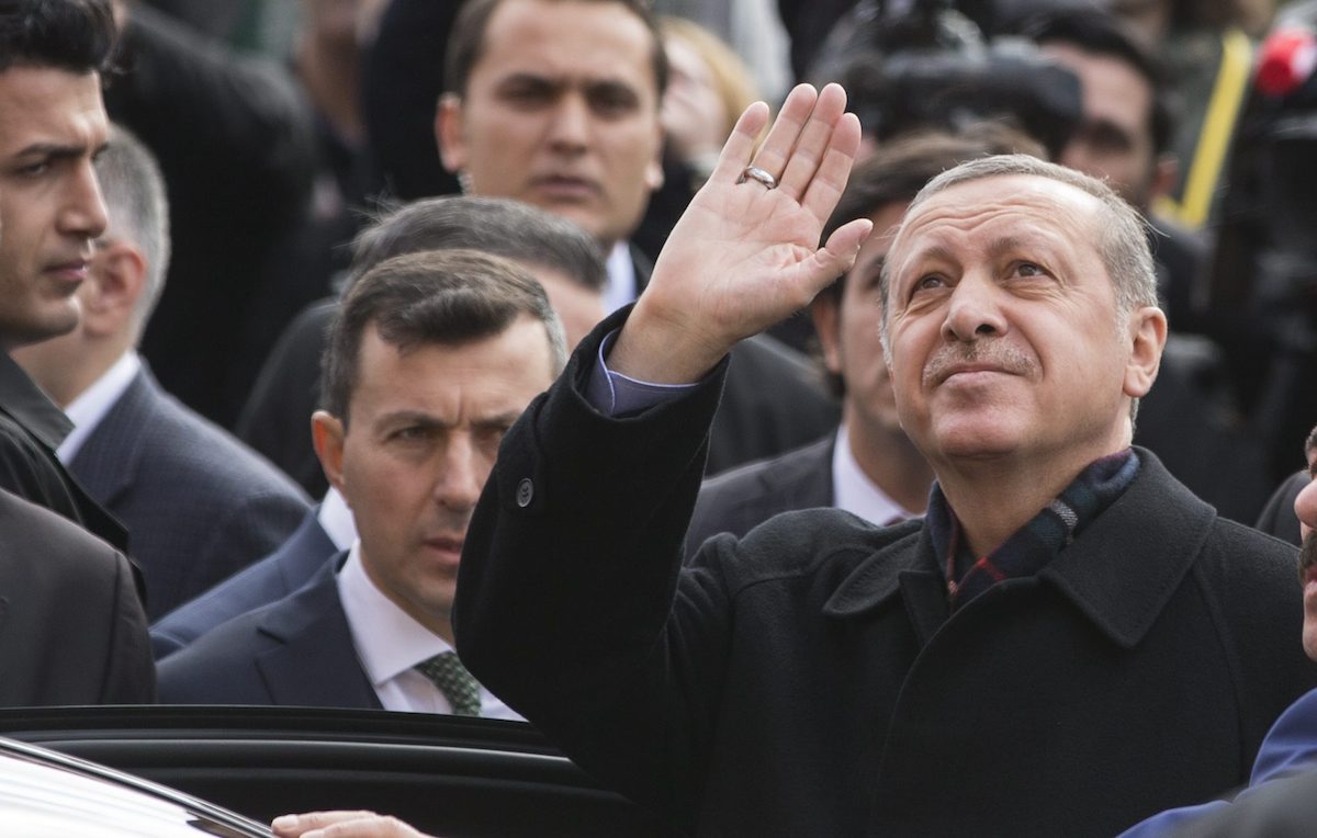 O presidente da Turquia, Recep Erdogan