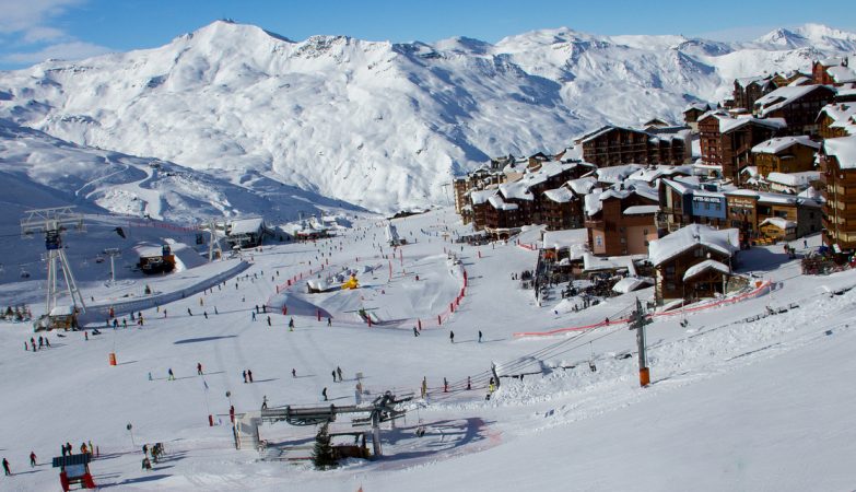 A estância de esqui da Val Thorens, nos Alpes franceses