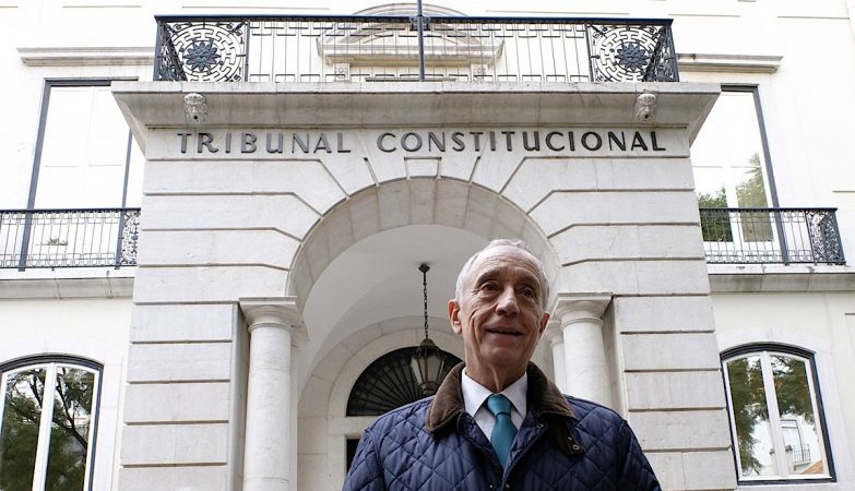 O candidato a presidente Marcelo Rebelo de Sousa formaliza a candidatura no Tribunal Constitucional