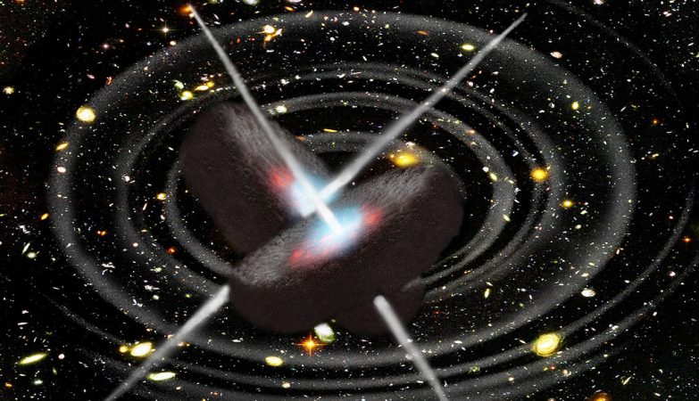 Buracos negros em colisão e as ondas gravitacionais que se formam