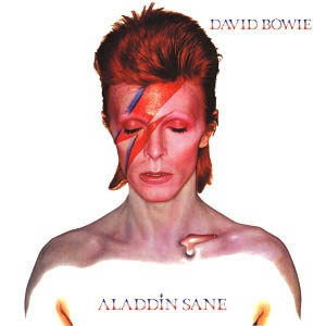Capa do álbum Aladdin Sane (1973) de David Bowie