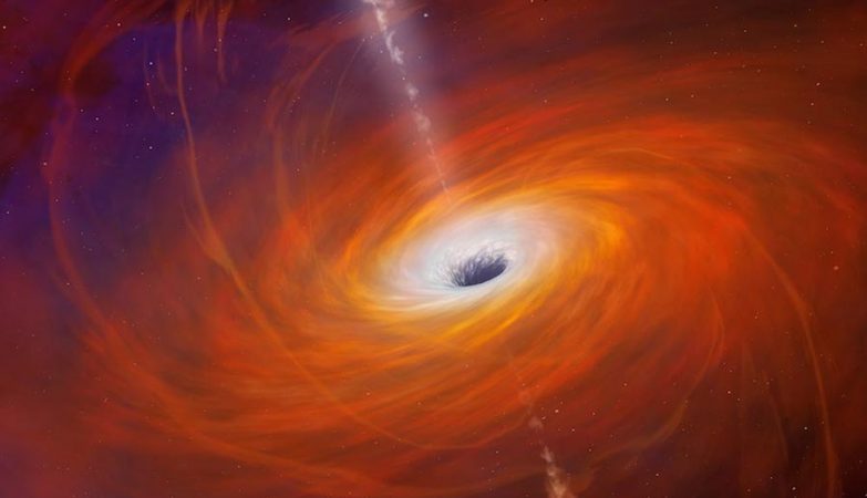 O buraco negro supermassivo no centro da Via Láctea é a origem plausível dos protões PeV