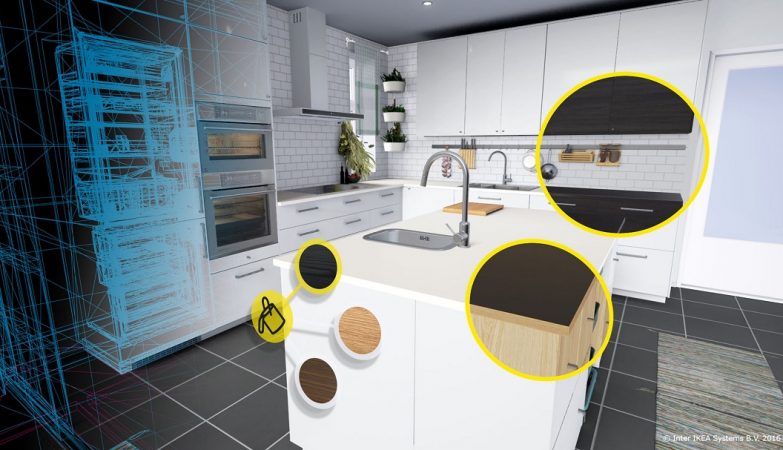 Uma cozinha IKEA VR Experience