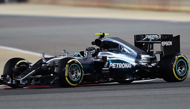 Nico Rosberg, Mercedes, no CP Bahrein 2016