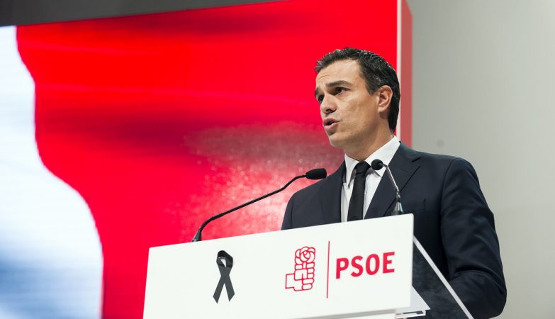 Pedro Sánchez, líder do PSOE