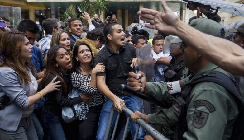 Protestos pelo referendo na Venezuela
