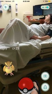 Jonathan Terriot apanhou um Pokémon na sala de partos onde a mulher estava prestes a dar à luz
