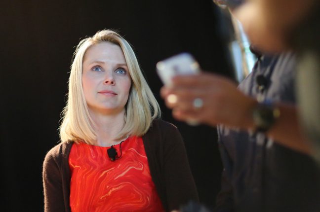 A directora executiva da Yahoo!, Marissa Mayer, contratada em 2012 ao Google para "reinventar e salvar" o mítico portal