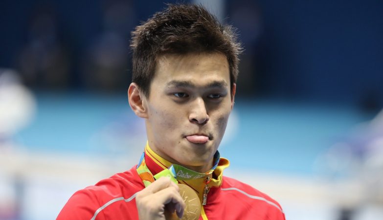 Sun Yang, medalha de ouro nos 200m livres do Rio 2016