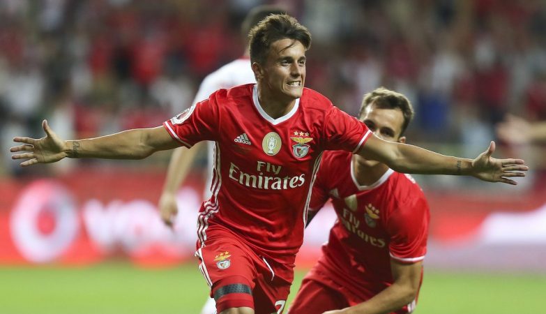 Franco Cervi abriu a contagem e estreou-se a marcar pelo Benfica