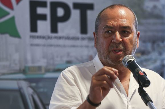 O presidente da Federação Portuguesa do Táxi, Carlos Ramos