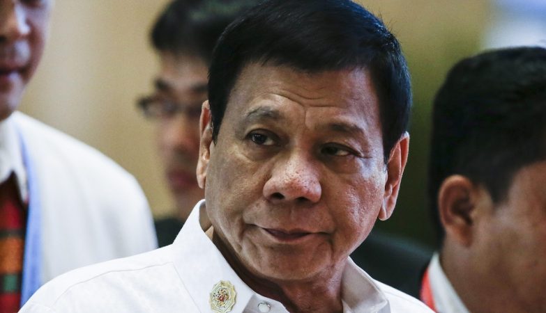 O presidente das Filipinas, Rodrigo Roa Duterte