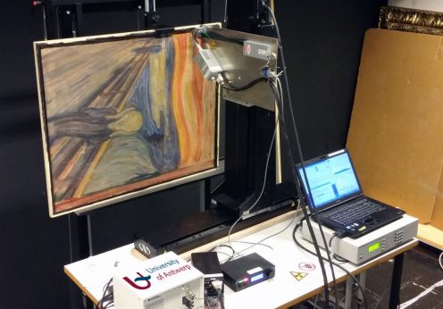O scanner MA-XRF da Universidade de Antuérpia analisou o quadro "O Grito", de Edvard Munch