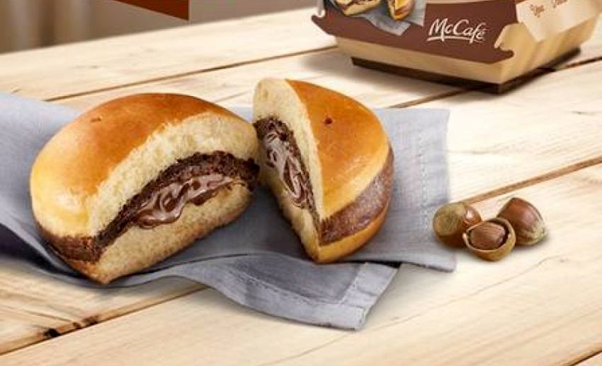 Sweety com Nutella, o novo hamburger da McDonald's