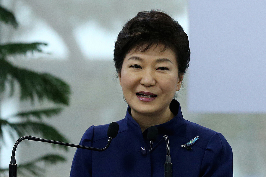 Park Geun-hye, a presidente da Coreia do Sul