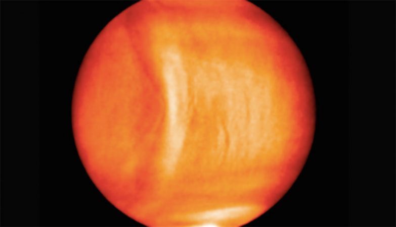 Onda gravitacional gigante em Vénus observada por nave espacial japonesa. 