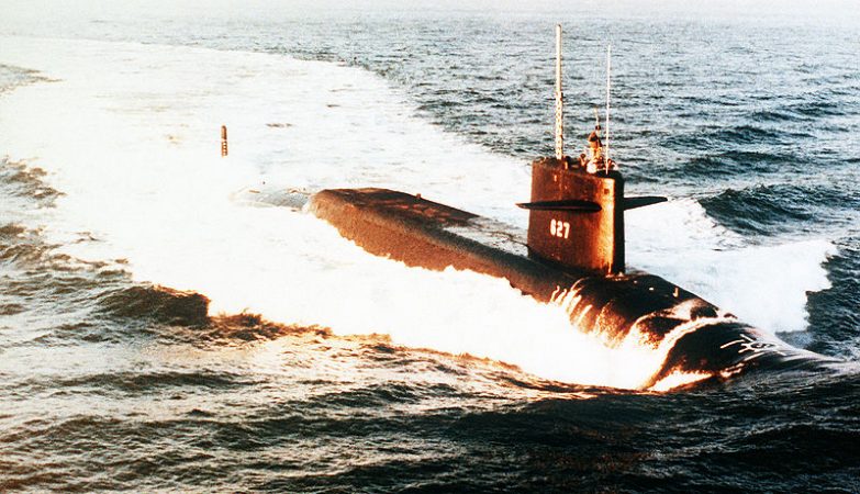O USS James Madison, submarino nuclear norte-americano classe Poseidon 