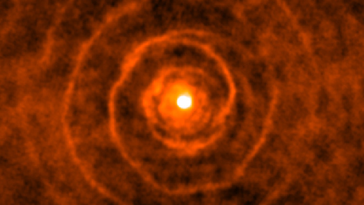 Gás molecular em torno da velha estrela LL Pegasi 
