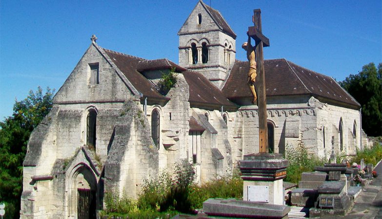 Igreja de Saint-Remi, em Laigneville, a cerca de uma hora de Paris (França). 