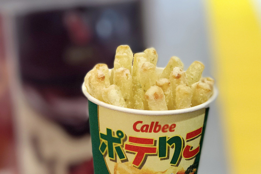A Calbee é a principal marca japonesa de batatas fritas