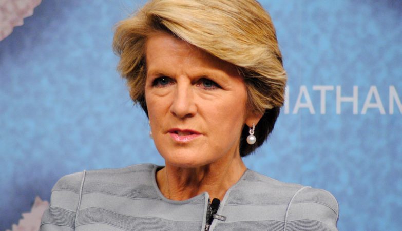 A ministra dos Negócios Estrangeiros australiana, Julie Bishop