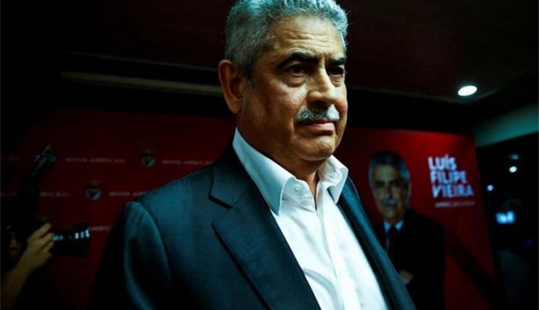 O presidente do Benfica, Luís Filipe Vieira