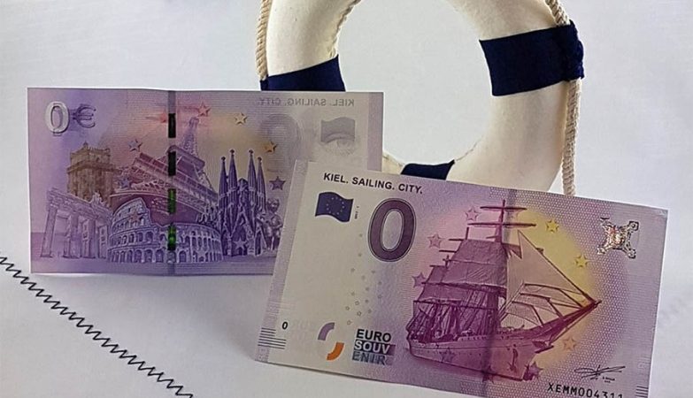 Notas de zero euros na Alemanha