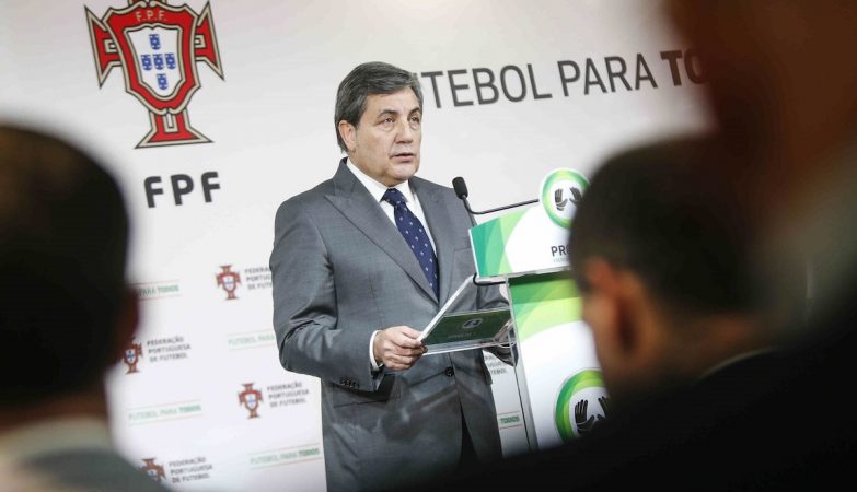 O presidente da Federação Portuguesa de Futebol, Fernando Gomes