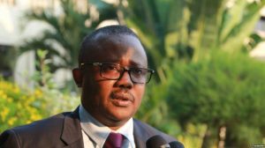 O presidente da Guiné-Bissau, Umaro Sissoco Embaló.